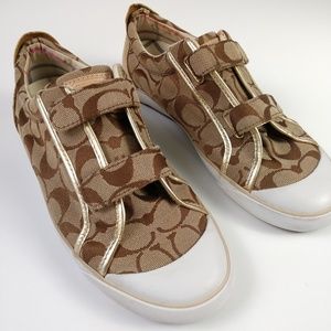 Coach women's tennis shoes size 9B